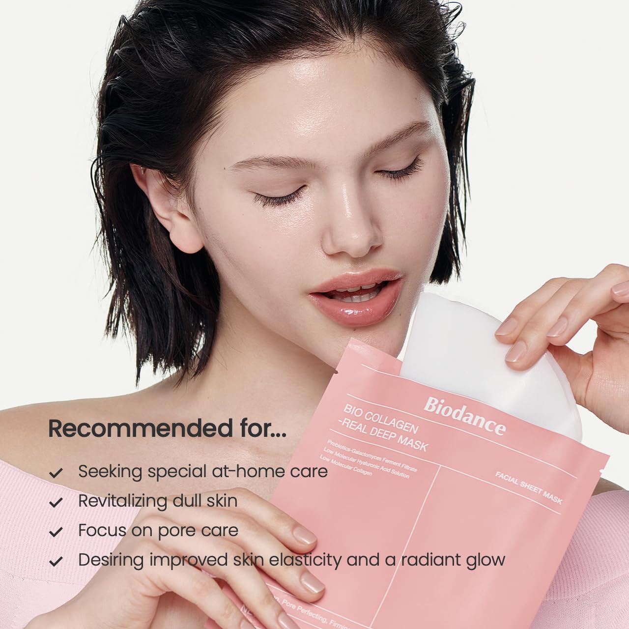 Biodance Bio-Collagen Real Deep Mask — Deep Hydration & Firming Hydrogel Sheet Mask